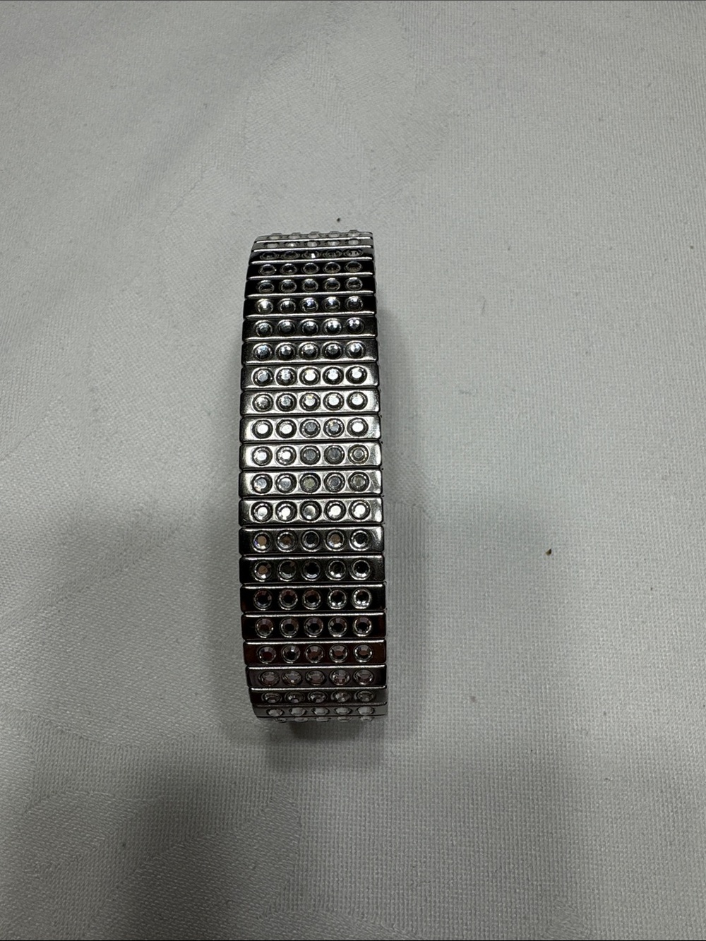 Rare Swarovski swan crystal stretch bracelet.  7”.